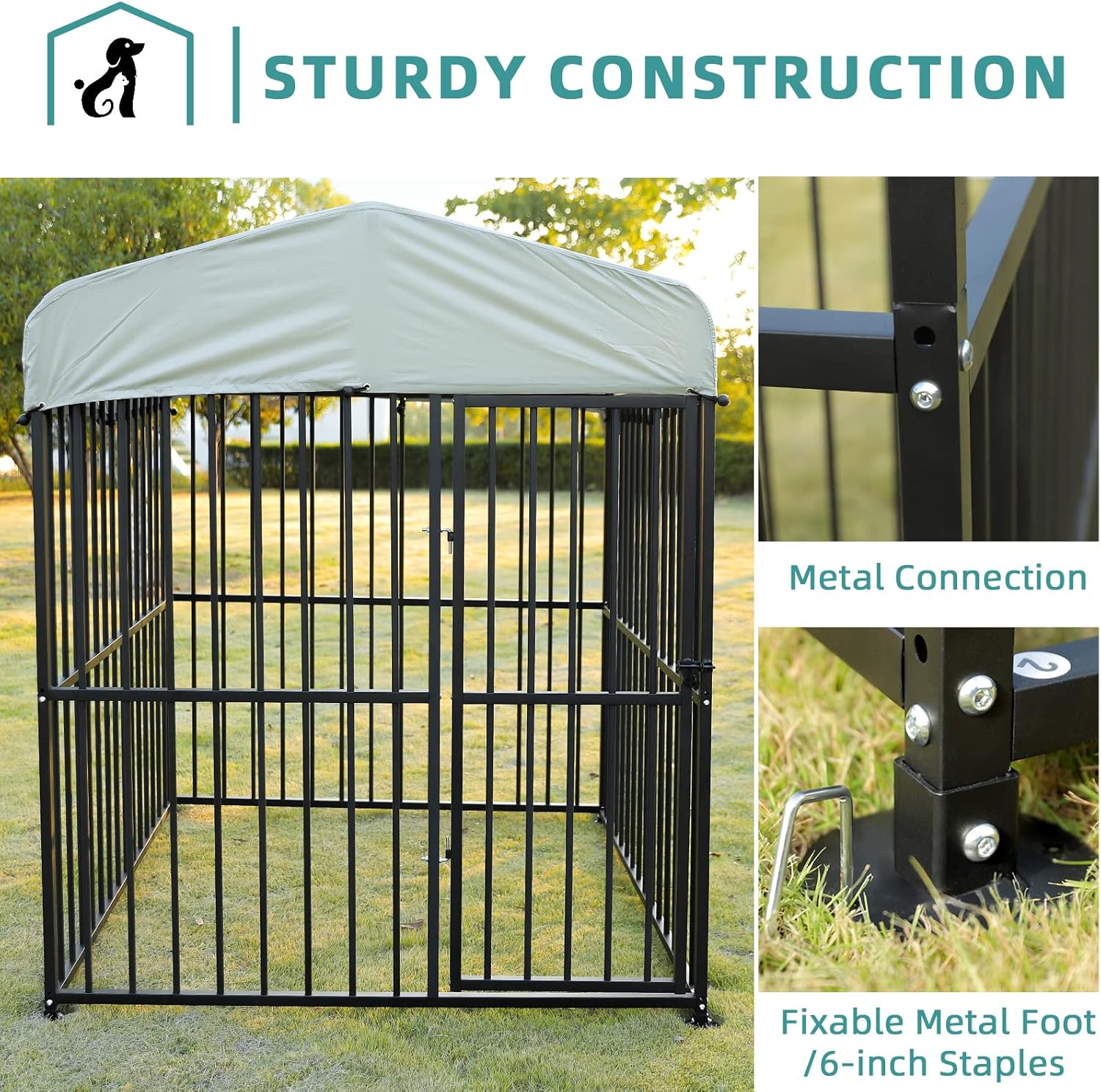 Ultimate Review: MEETWARM Heavy Duty Outdoor Dog Kennel for Happy Pets!