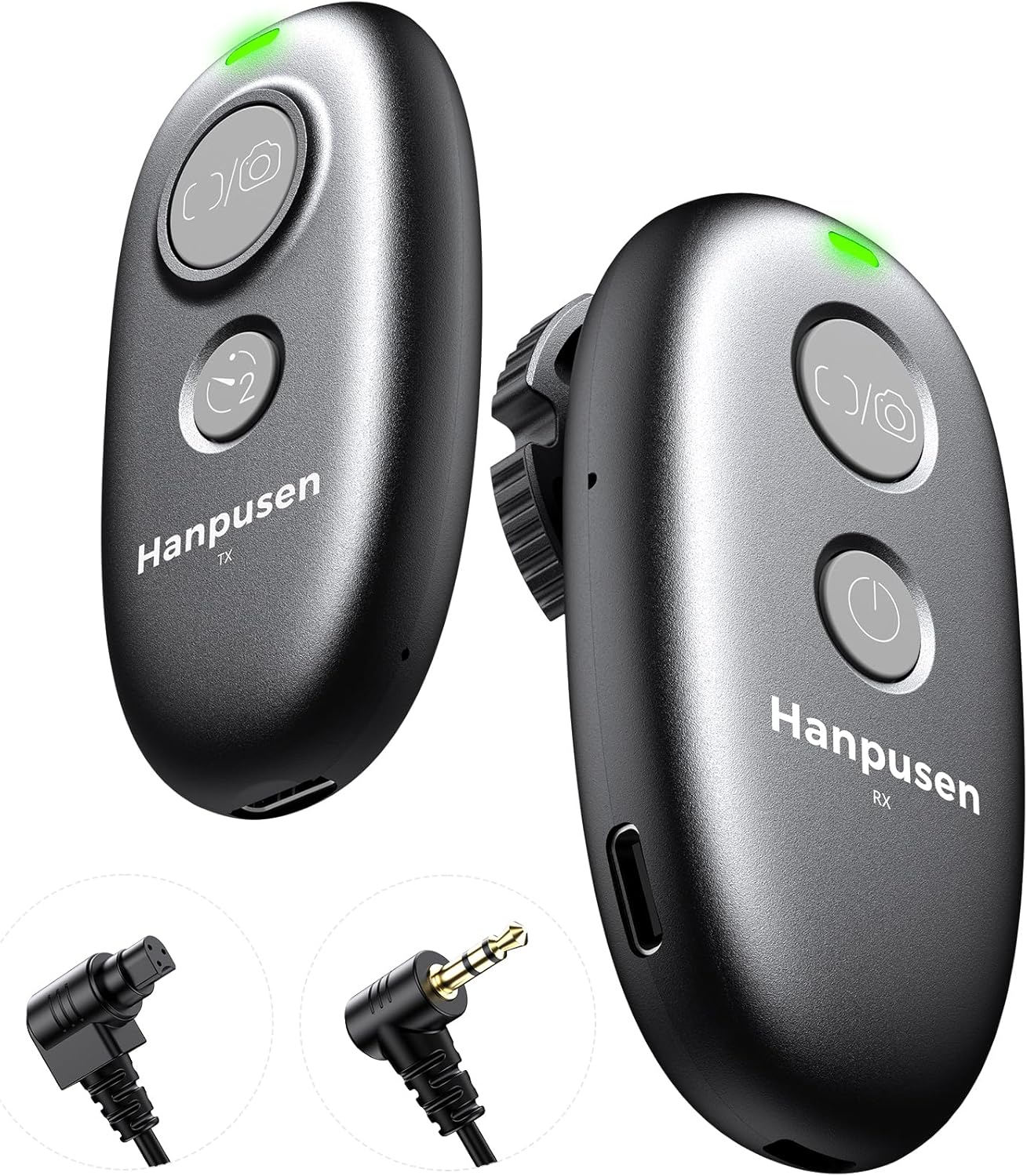 for Canon Camera Rechargeable Remote Shutter Release - Wireless Remote Control for Canon R6 Mark II/T7/T6/T5/T7i/R8/R100/R5/R10/R6/R7/R50 V/5D Mark IV/R/RP/90D/80D/70D/T8i/SL3, No Disposable Batteries