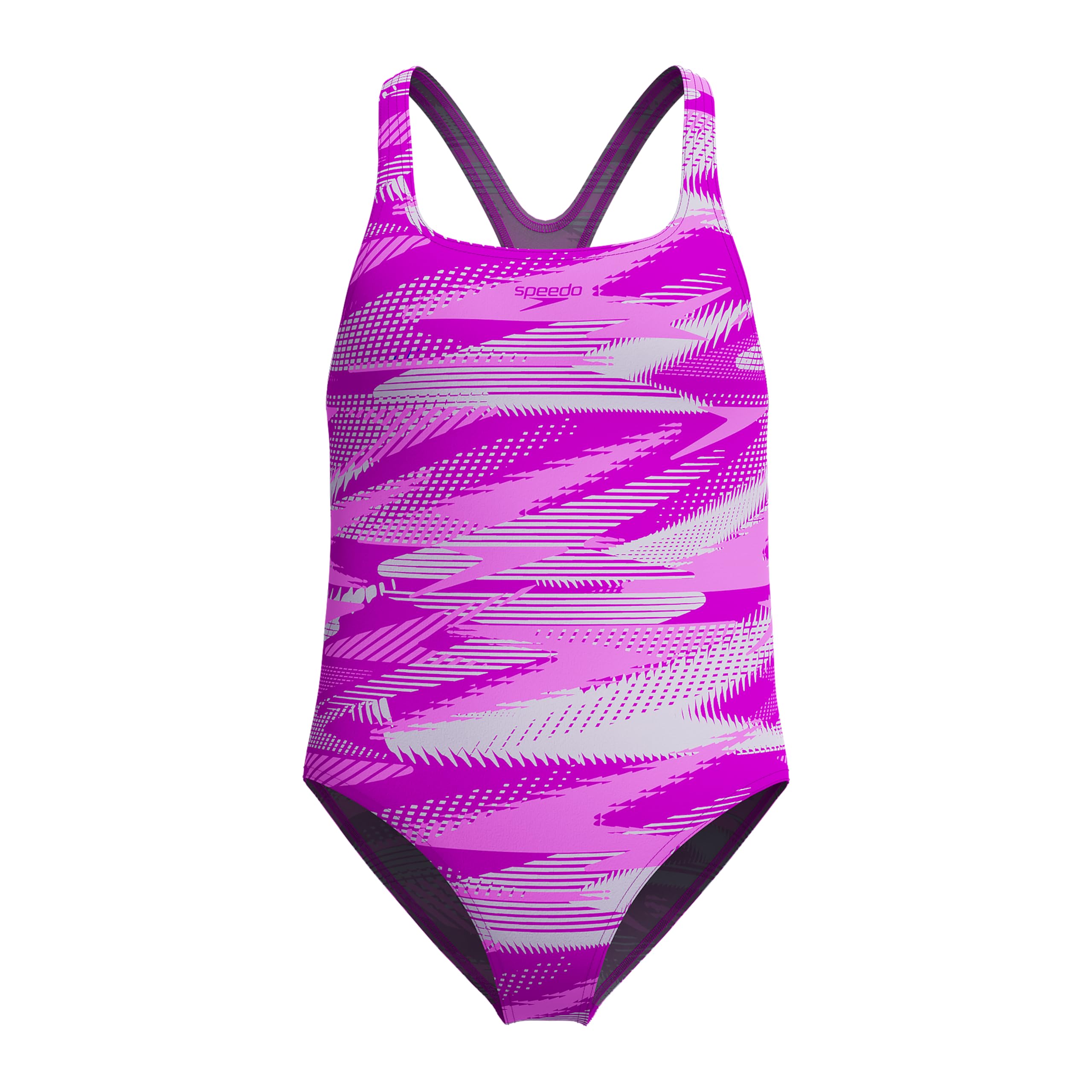 Speedo Hyperboom Allover Medalist Costume da Bagno Bambine e Ragazze (Pacco da 1)