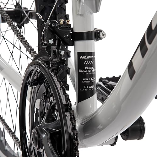 Miniatura 123 de Huffy Stone Mountain Hardtail Mountain Bike for Boys/Girls/Men/Women, 20"/24"/26" Sizes, 6 or 21 Speed Shimano Twist Shifting, Front or Dual