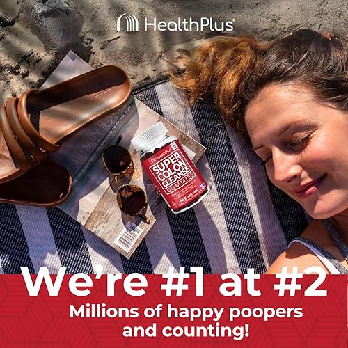 Miniatura 7 de Health Plus Gomitas Super Colon Cleanse, suministro para 15 días de alivio suave durante la noche del estreñimiento ocasional, extracto de hoja de