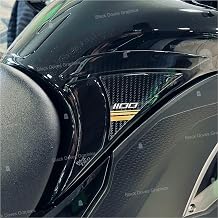 Black Doves Graphics 3D Resin Protection Sticker Compatible with Kawasaki Versys 1100 SE 2026 (GN1) | Made in Italy (Tank Side Protection)