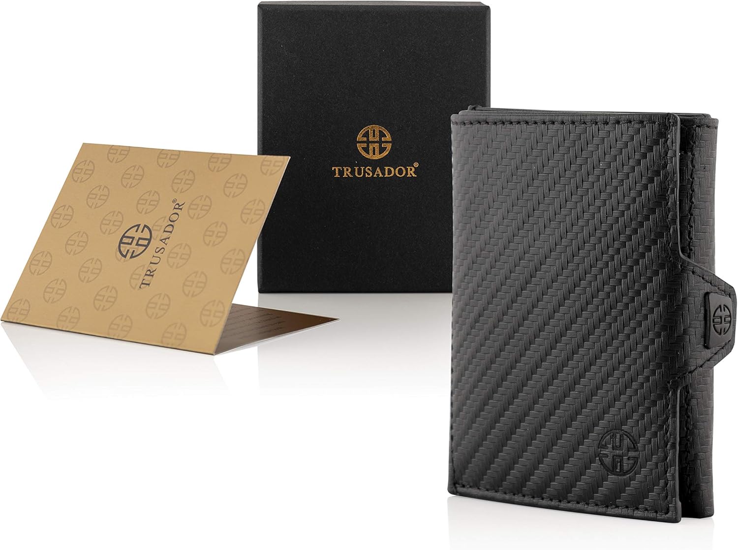 TRUSADOR Verona Unisex Rfid Trifold Leather Wallets Front Pocket Wallet | Rfid, Trifold - Image 6