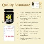 Tualang Black Honey 50g (TA 11.5+, Pollen Count 4.0M+, Pollen Variety 100+) Intense Choice for Women Preservation, Wild-ripening on 250ft Treetop, Raw, Unpasteurised, Unfiltered