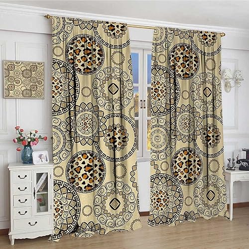 Cheetah Print Curtains For Bedroom Amazon Com