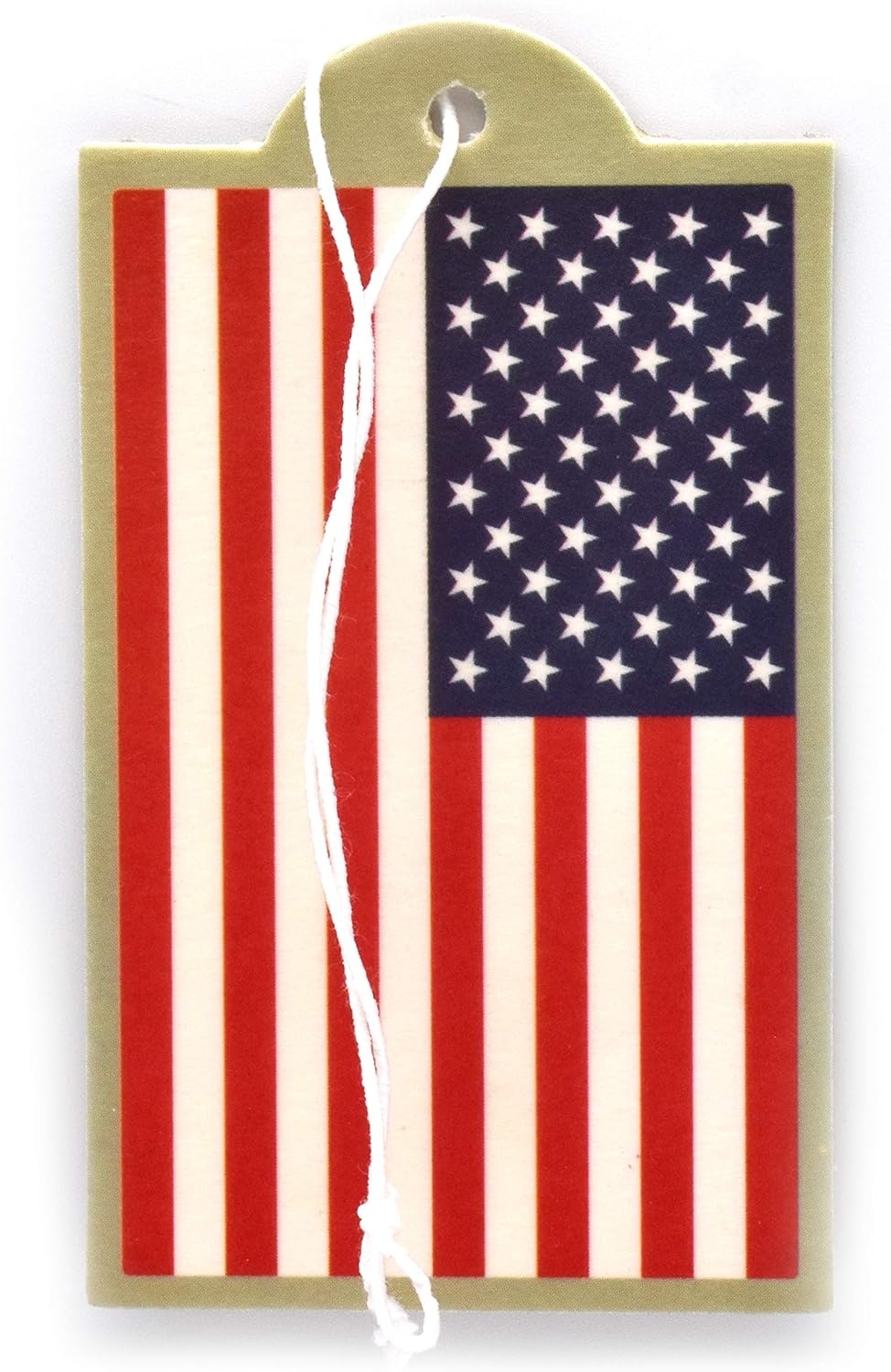 USA Flag Air Freshener, New Car Scent, 6Pack Automotive