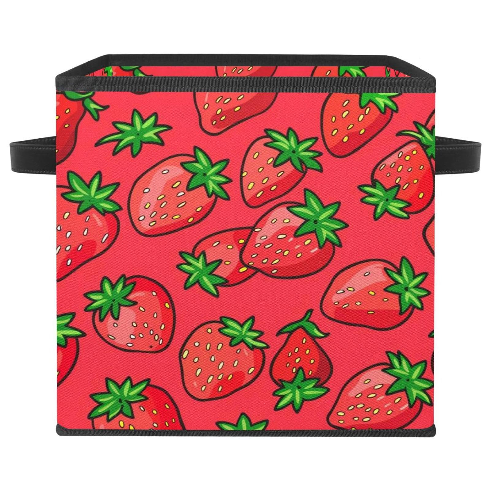 Boîte de rangement en forme de fraise pour stopper le désordre