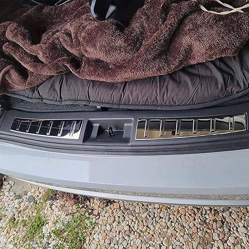 Miniatura 10 de Accesorios de automóvil para Mitsubishi New Outlander 2022 2023, protector de parachoques interior trasero, protector de placa de desgaste de carga,