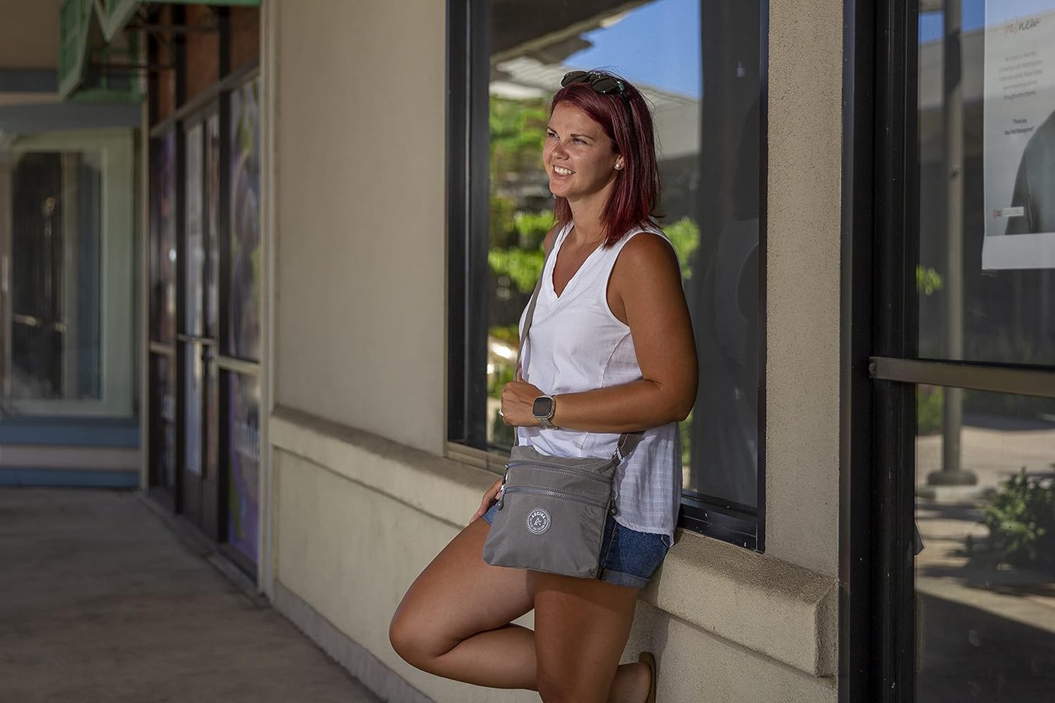 AOCINA Nylon Crossbody Bags for Women Multi Pocket Small Cross Body Purse Lightweight Travel Phone Purses Shoulder Handbags - Image 3