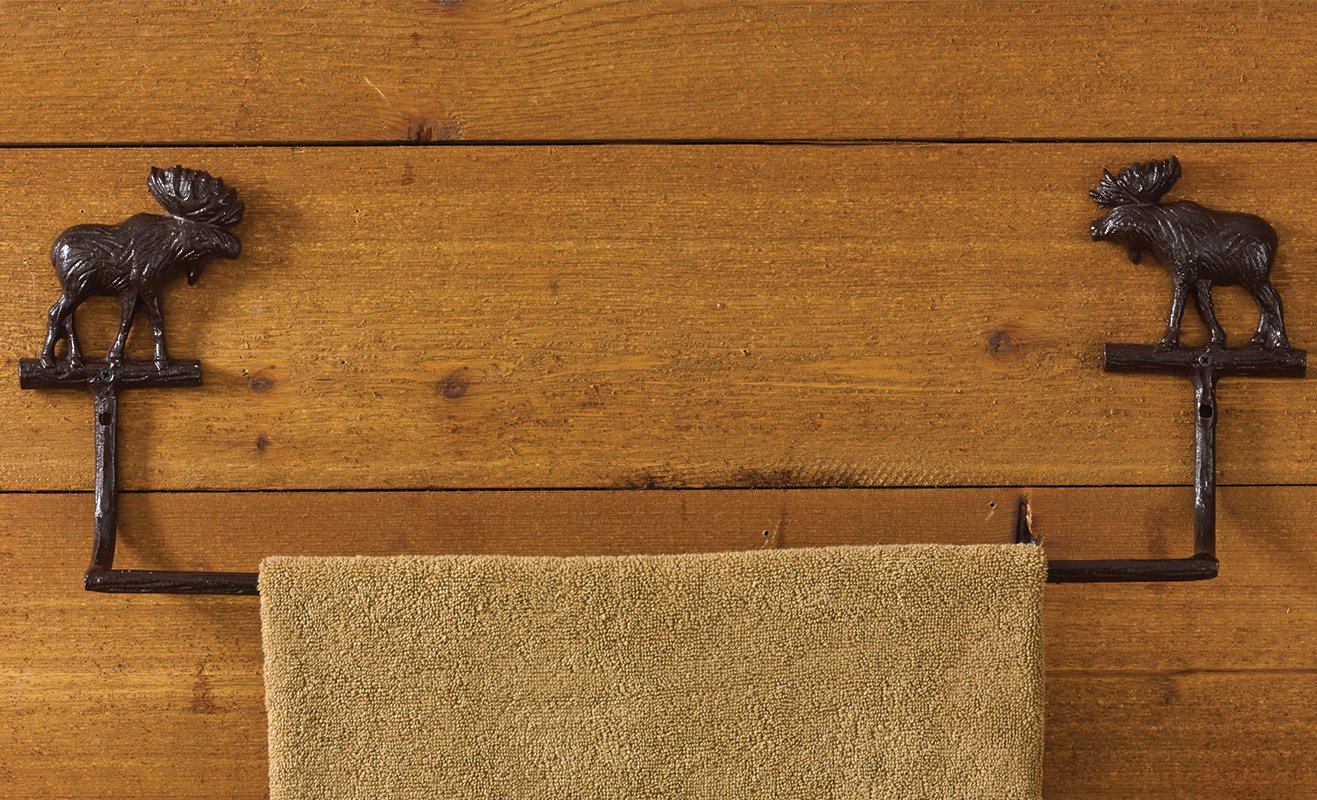 Park Designs Cast Moose Towel Bar - 24"