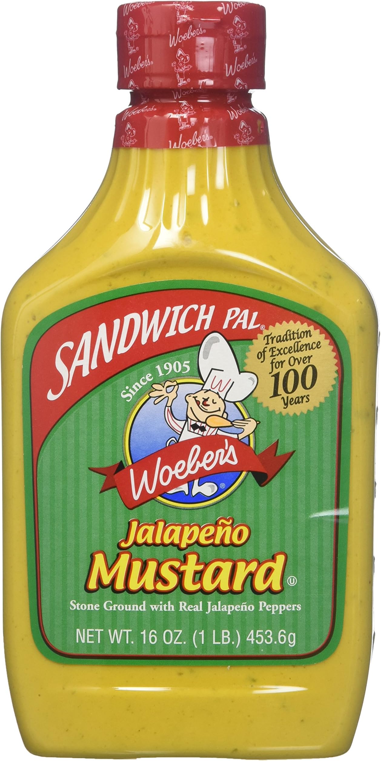 Woeber Mustard Sndwch Pal Jalapeno (2 Pack)