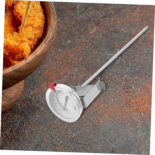 Miniatura 6 de Stainless Steel Oil and Candy Thermometer Instant Read BBQ Thermometer with Pot Clip for Accurate Frying for Home and Restaurant Use