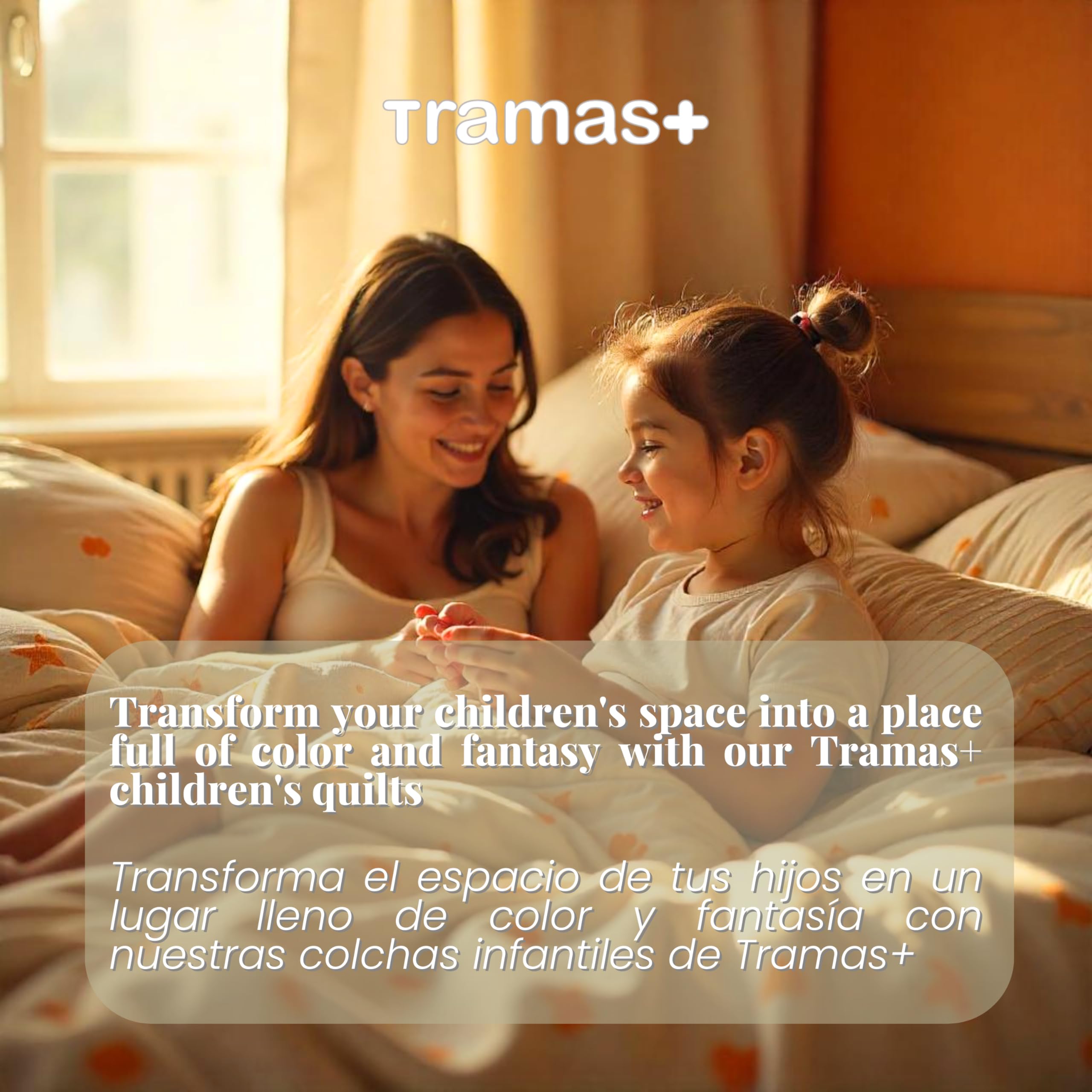 TRAMAS+ Colcha Infantil de Verano y Primavera, Microfibra Acolchada Estampada, 220 x 270 cm, Diseño Divertido para Cama 120 cm - Dinosaurus Indigo