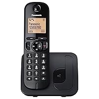 Panasonic KX-TGC210 Telefono DECT Nero Call Identifier, versione spagnola