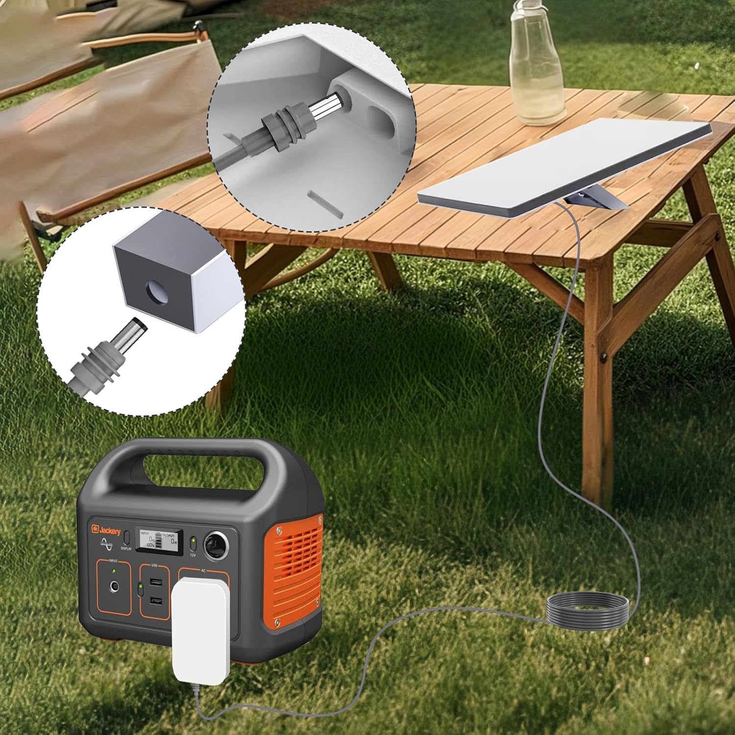 LOPYK Starlink Mini 16フィート 電源ケーブル - 100W USB-Cオス - DCオス 防水 65W+PD電源対応 (USB  C to DC、16フィート) | LOPYK | 電源ケーブル Starlink ミニケーブル 6フィート USB C - DC電源  Starlink Mini アクセサリー Type-C - Starlink Mini DCケーブルに適しており、18AWG交換用StarlinkミニDC電源コード、16.4フィート防水プラグ