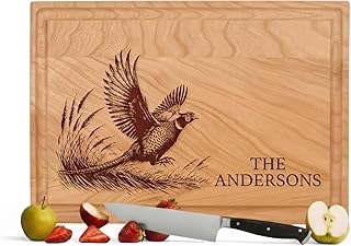 Personalized Pheasant Cutting Board, Custom Bird Kitchen Decor, Nature Lover Home Decor, Charctuerie Board, Housewarming or Christmas Gift