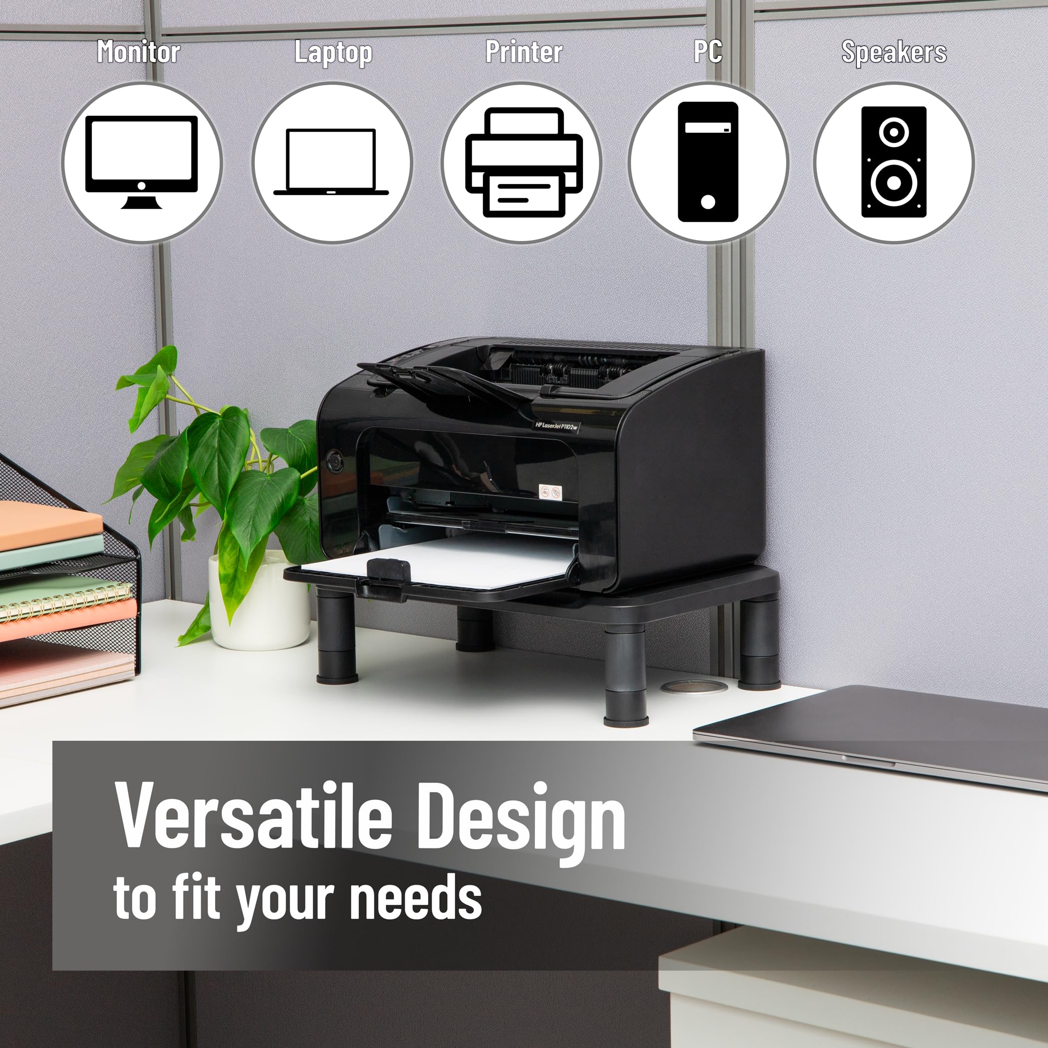 Snapklik.com : Monitor Stand, Height Adjustable, Laptop, Computer ...
