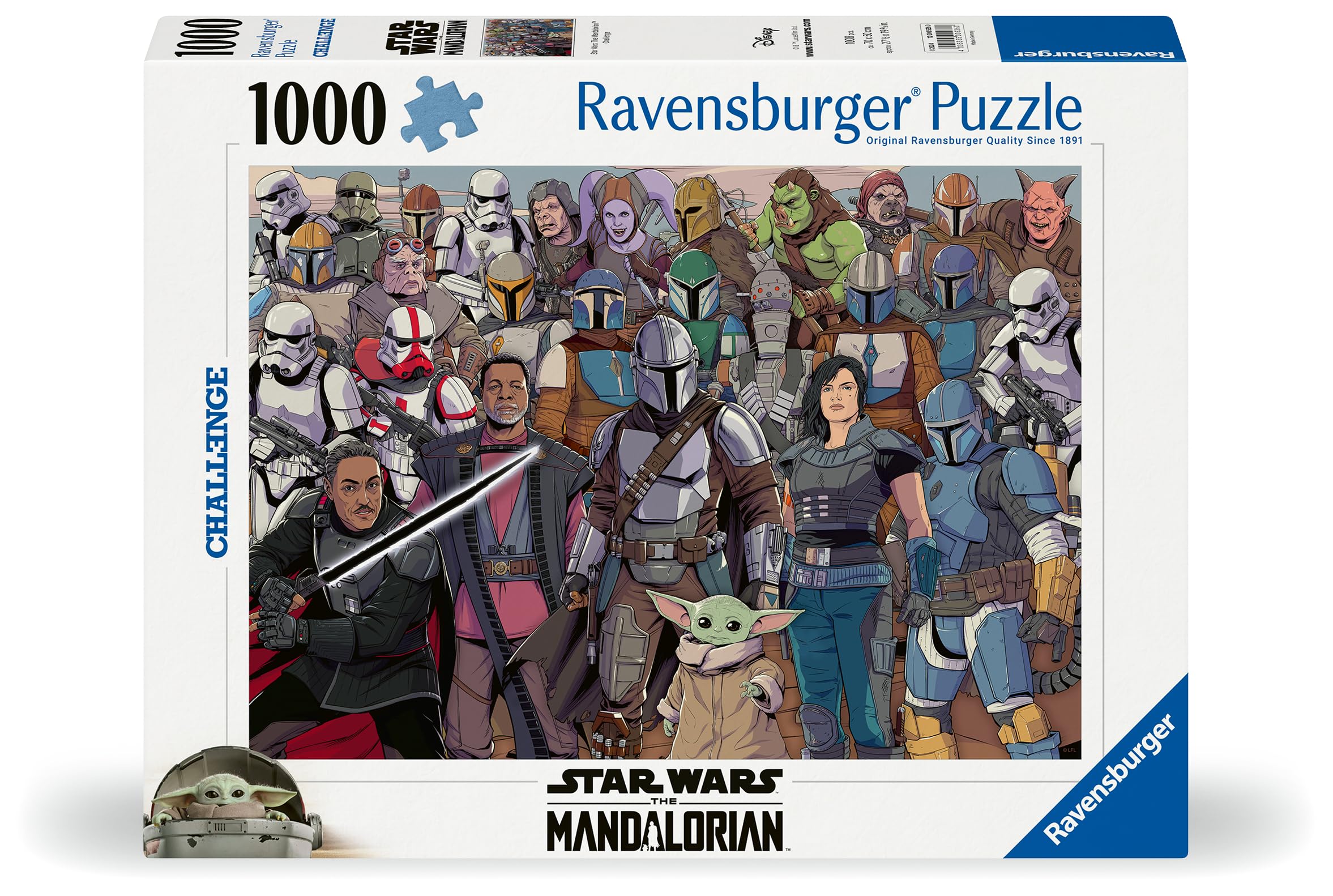Ravensburger Star Wars The Mandalorian 1000 Piiece Jigsaw Puzzle for Adults and Kids Age 12 Years Up - Challenge Edition - Image 2