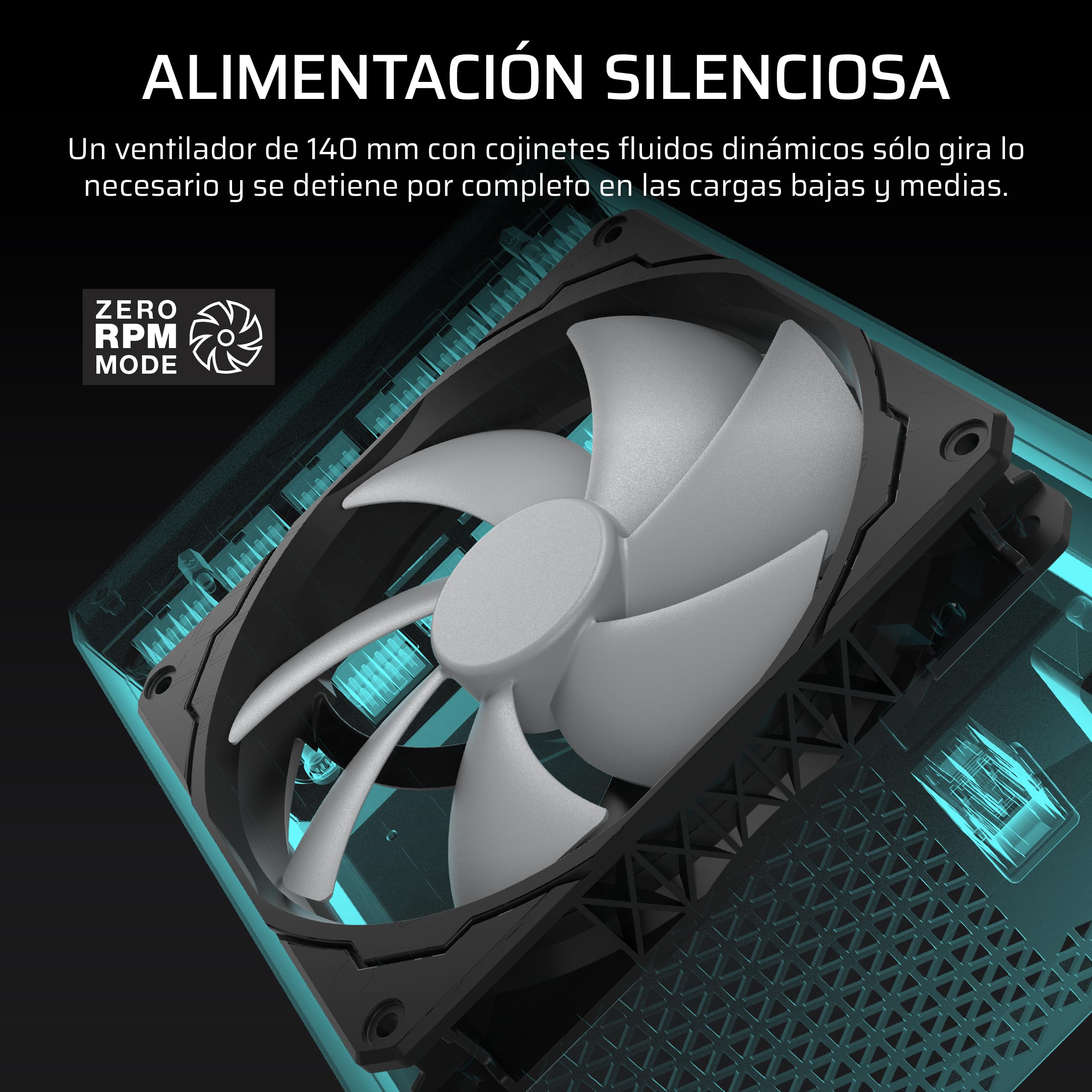 CORSAIR HX1500i (2025) Fuente de Alimentación ATX Silenciosa Totalmente Modular con Cable 12V-2x6 – Compatible con ATX 3.1 y PCIe 5.1, Eficiencia Cybenetics Platinum – Negro