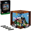 LEGO Minecraft Eşya Yapma Masası 21265 – Yetişkinler için Yılbaşı Hediyesi Fikri, Steve, Alex, İskelet, Cadı, Creeper, Köylü, İnek ve Domuz Mikro Figürleri İçeren Model Yapım Seti 1195 Parça