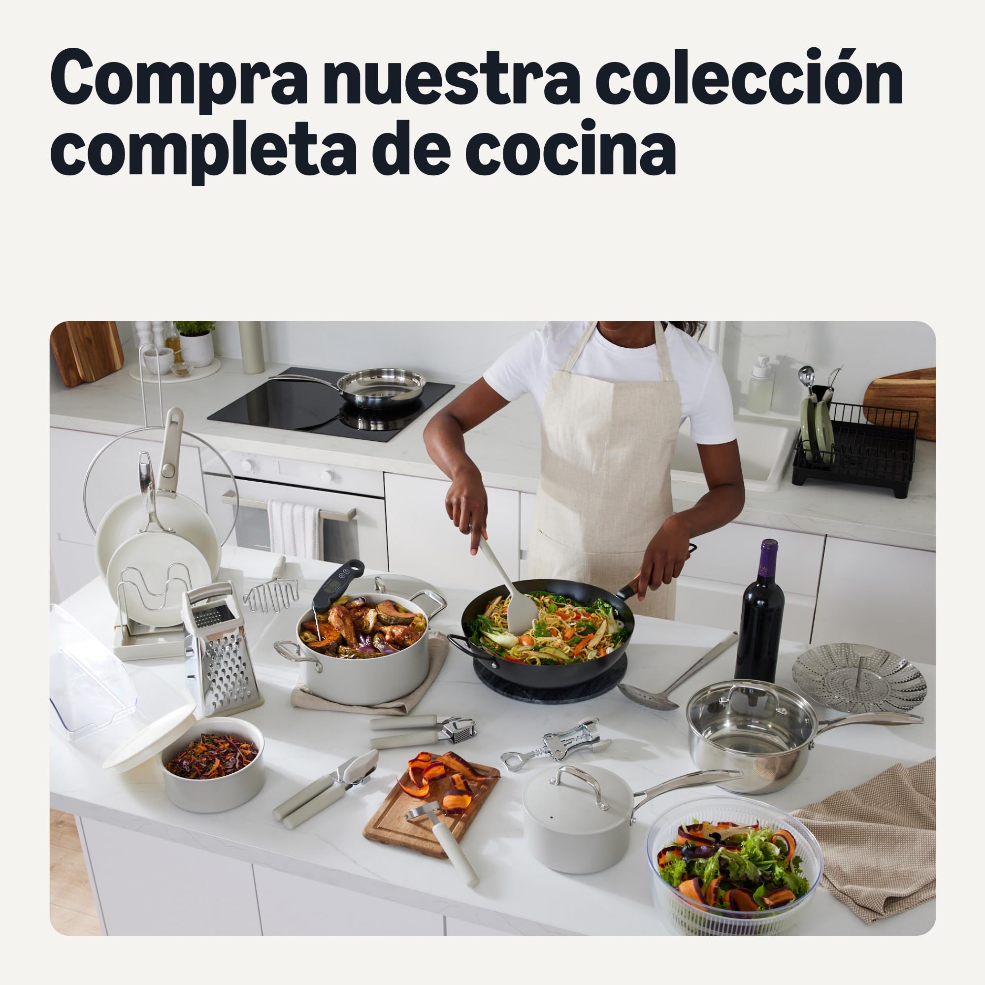 Amazon Basics Escurreplatos, Acero Inoxidable, 38,6cm x 29,5cm x 10,2cm, Negro