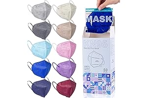 10 Colors KN95 Face Masks for Adults