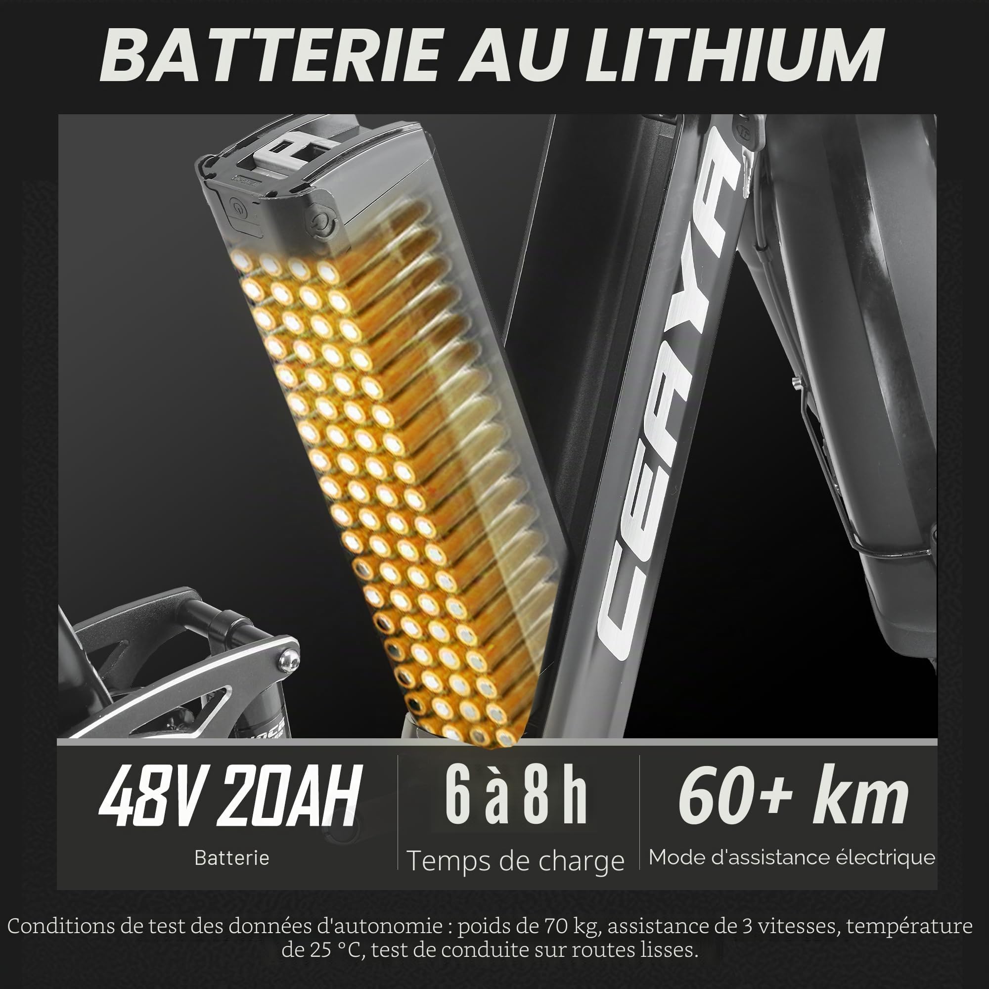 Vélo Électrique Pliable A20 Vélos Électrique 20" x 4 Fat E-Bike Urbain pour Adulte VTT Électrique Batterie 20Ah,Charge Max. 180KG,7 Vitesses,Suspension Complète