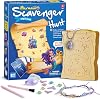 EDUMAN Mermaid Scavenger Hunt Dig Kit - Treasure Dig Kit Arts & Crafts, STEM Inspired Educational Toy with Clue Cards, Gemstone Dig Kits & DIY Jewelry Making Kit for Kids 6, Ideal Gift for Girls