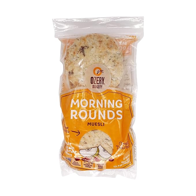 Ozery Bakery Morning Rounds Muesli Pita Bread, 12.7 Ounce