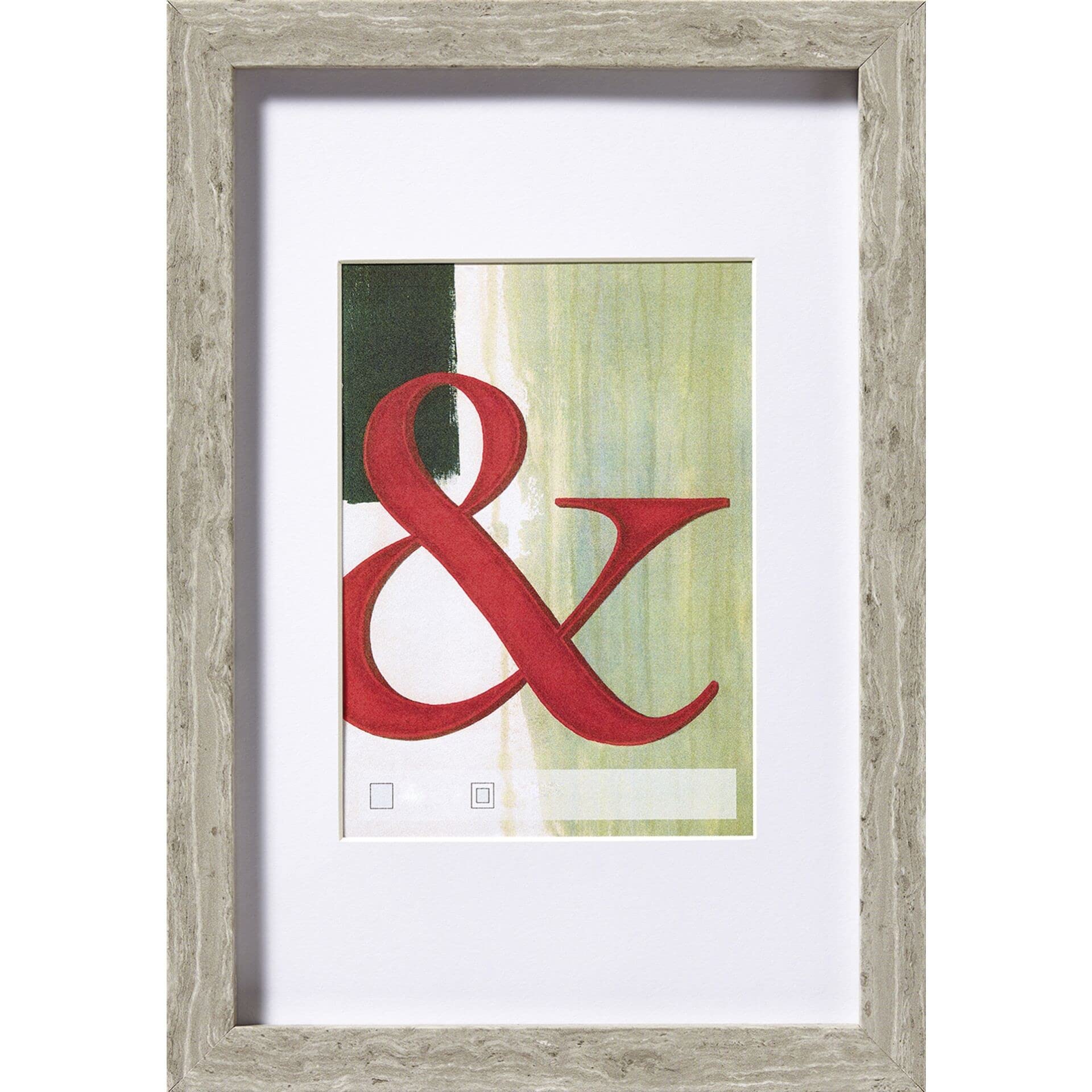 walther design Bilderrahmen grau 30 x 40 cm Echtglas Stockholm EA040D
