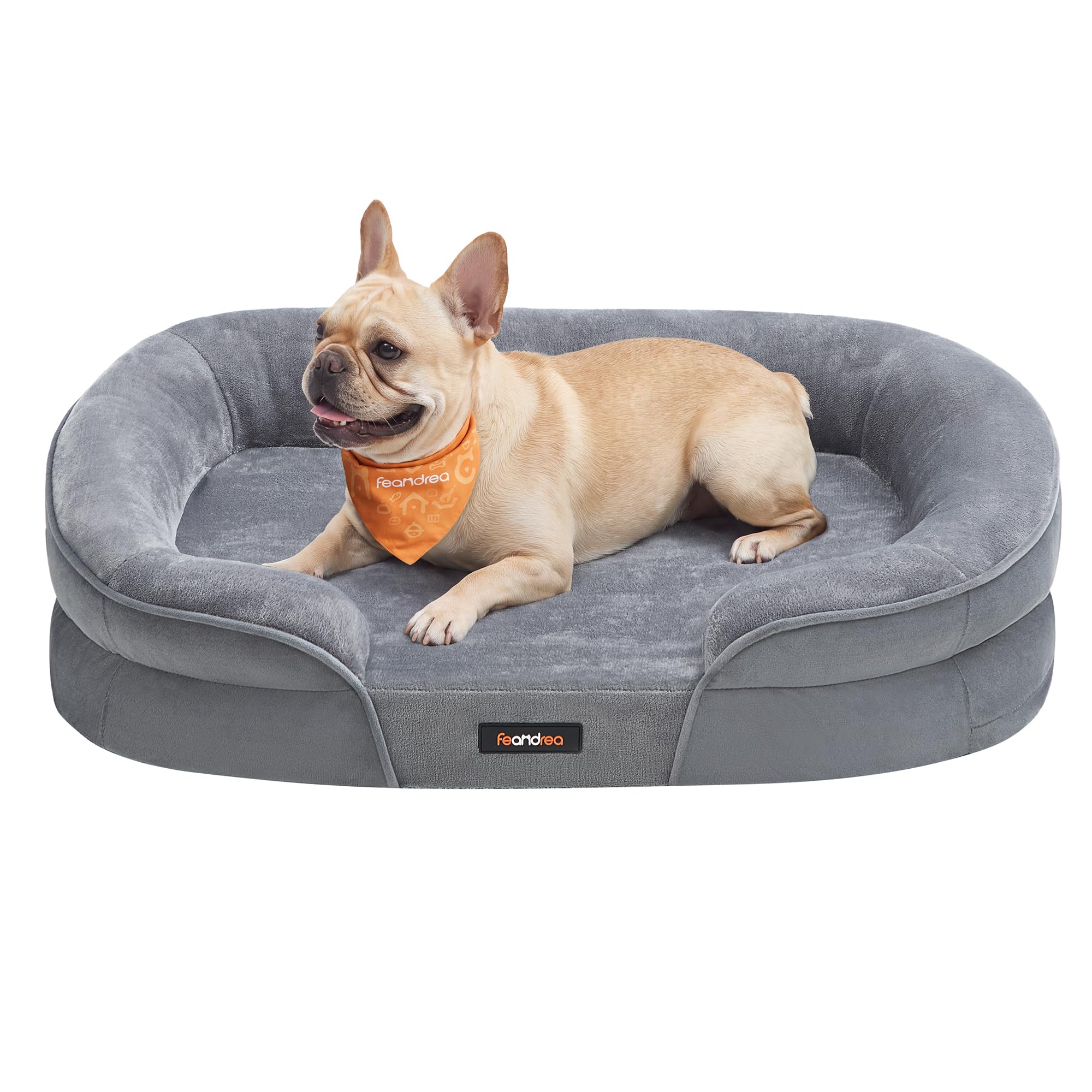 Feandrea Orthopedic Dog Bed, 30" Dog Couch with Removable Washable Cover