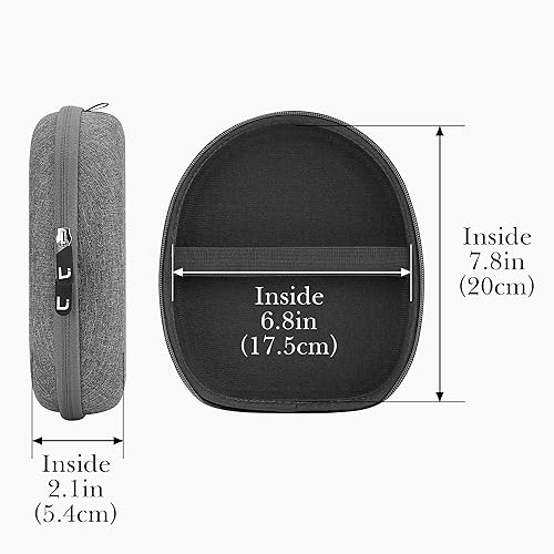 Miniatura 4 de Linkidea Funda de transporte para auriculares compatible con VXI BlueParrott B550-XT (204165-C), B450-XT, B350-XT, B250-XTS, bolsa de viaje rígida