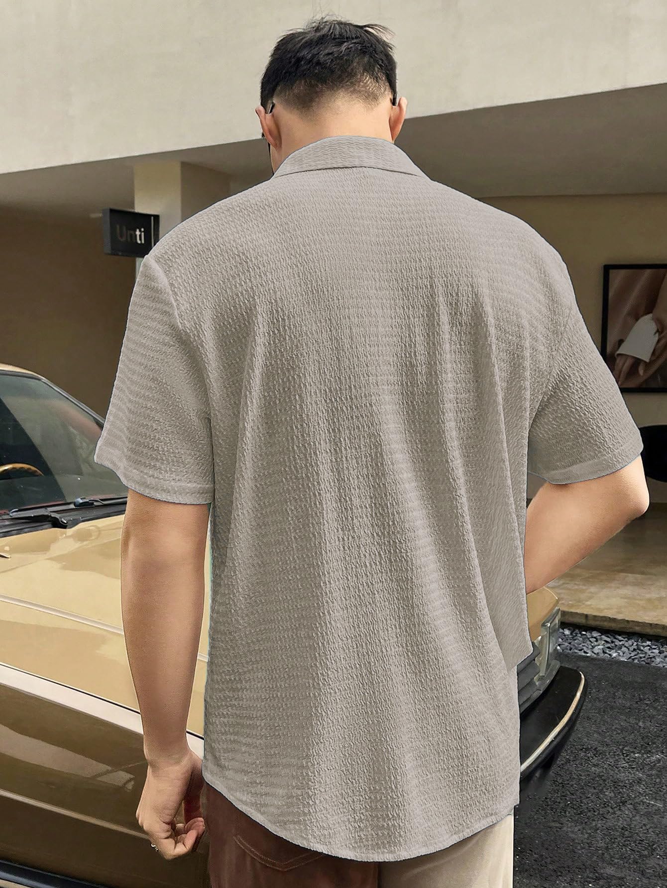 Leriya Fashion Camisa completa para hombre | Camisas únicas para hombre elegantes | Camisa blanca informal para hombre | Camisa de polialgodón con botones para hombre (disponible en tallas grandes)