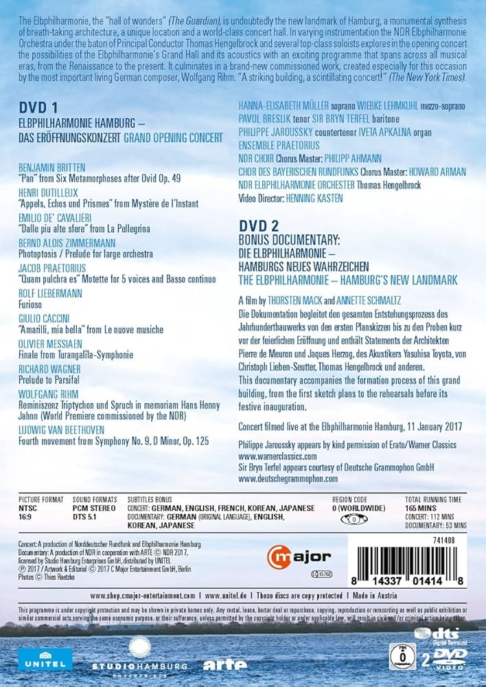 Elbphilharmonie Hamburg: Das Eröffnungskonzert : Amazon.com