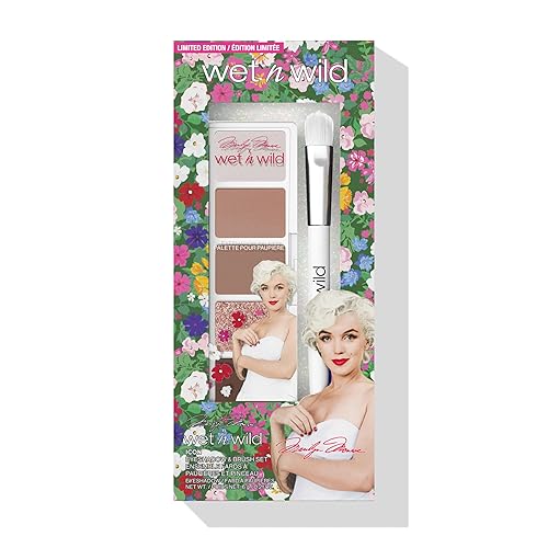 wet n wild Marilyn Monroe Collection Icon - Juego de sombra de ojos y pinceles