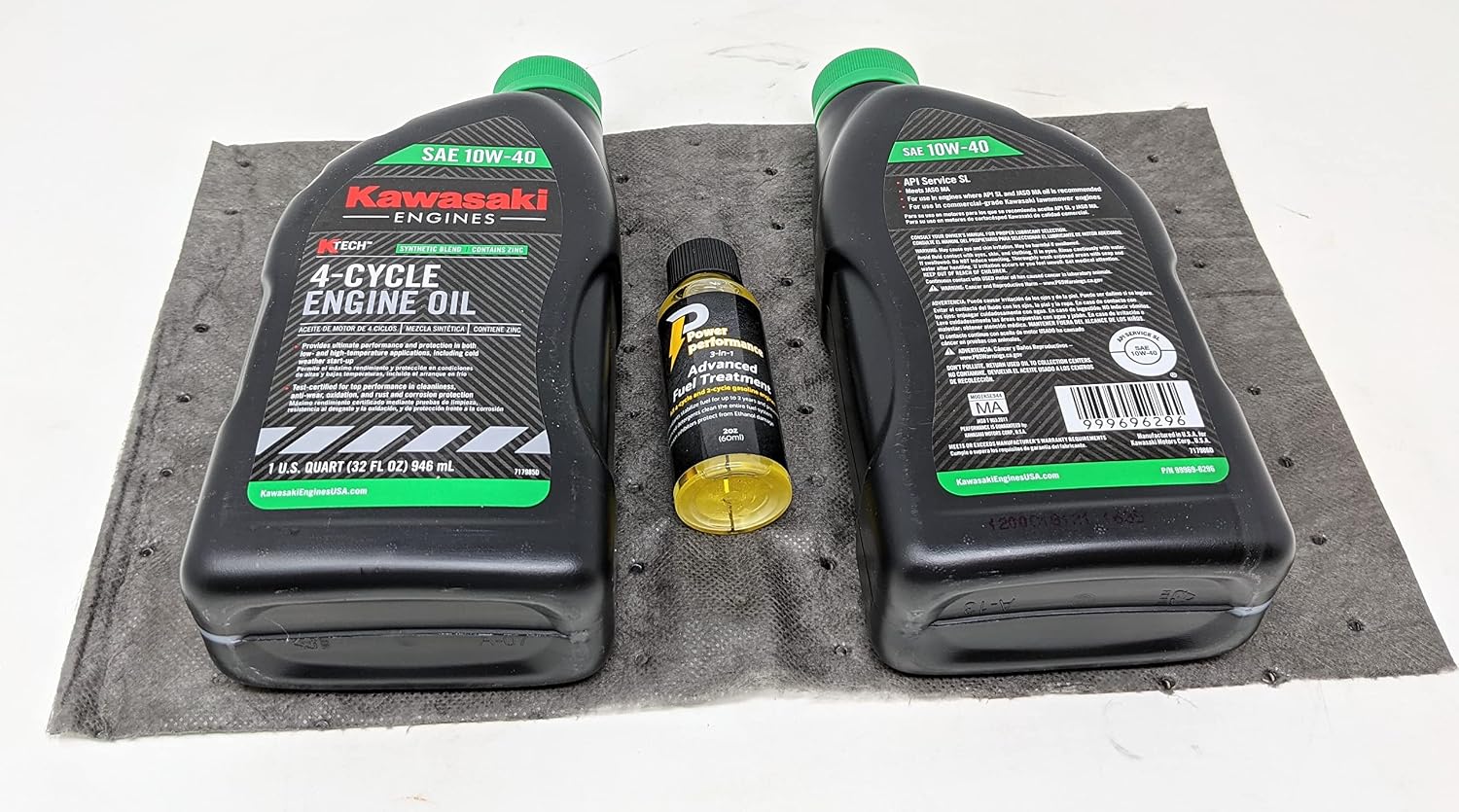Kawasaki FR730V-S00 24 HP 726cc Vertical V-Twin Engine 1" x 3-5/32" Oil and Fuel Treatment
