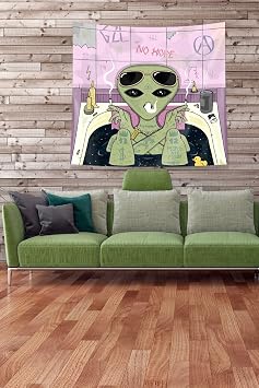 Pelangi Multirenk K vetin I indeki Uzayl  Leke Tutmaz Kadife Kuma  Duvar  rt s  Duvar Hal s  Tapestry KWLL352, 140 x 140