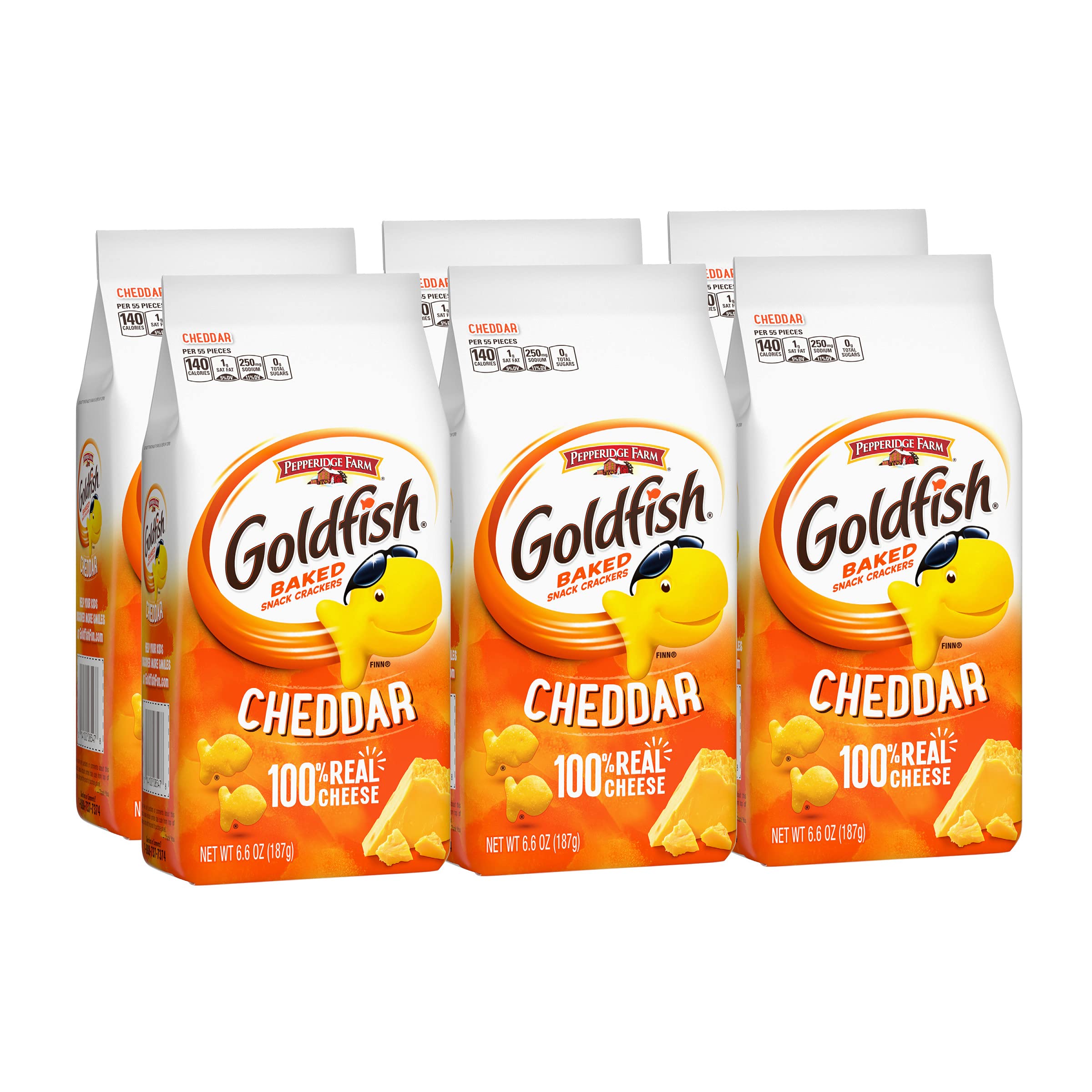 Pepperidge Farm Goldfish Cheddar Crackers 39 6 Oz Box 6 Count 6 6 O | amzdealz