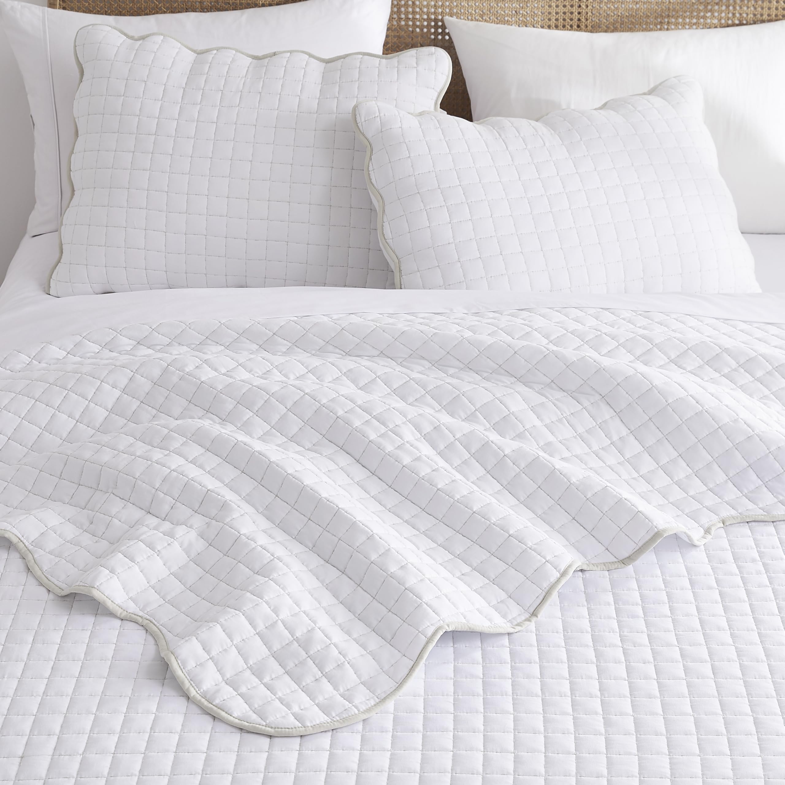 Set Biancheria Letto California King Size 3 Pezzi Grigio Scuro - Trapunta Oversize Morbidissima E Federe - Perfetta Per Tutte Le Stagioni