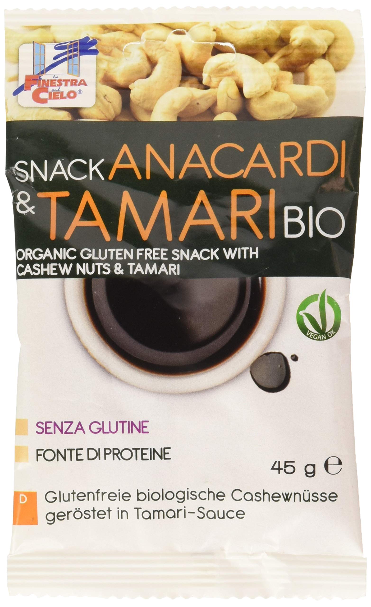La Finestra Sul Cielo Espana Snack Anacardi e Tamari Bio