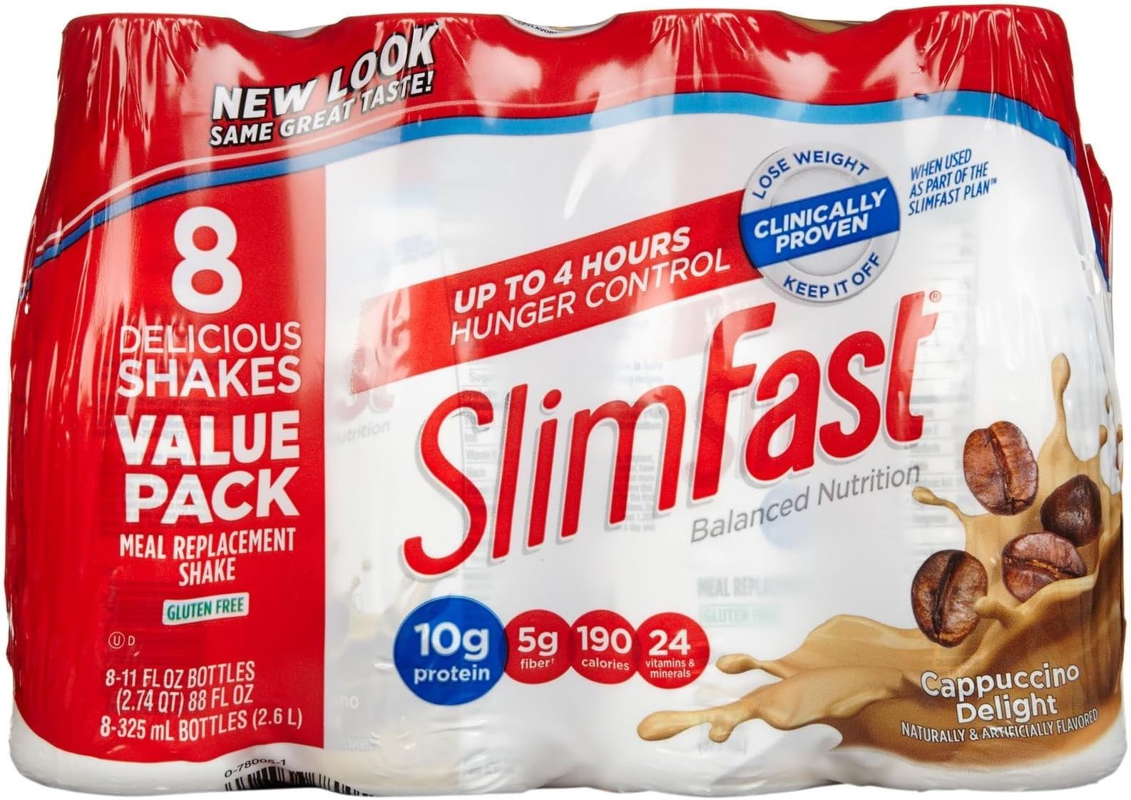 SlimFastReady to Drink Shakes - Cappuccino Delight - 10 oz - 8 pk