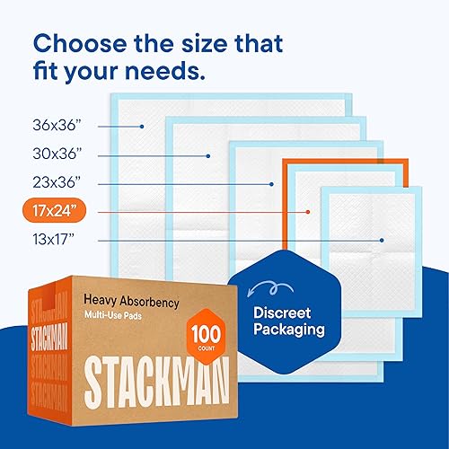 Miniatura 7 de Chucks Pads desechables paquete de 100 almohadillas multiusos para orina Almohadillas de incontinencia para perros, cachorros y pañales para