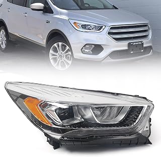 Headlight for Ford Escape 2017-2019 w/LED DRL Right Passenger Side