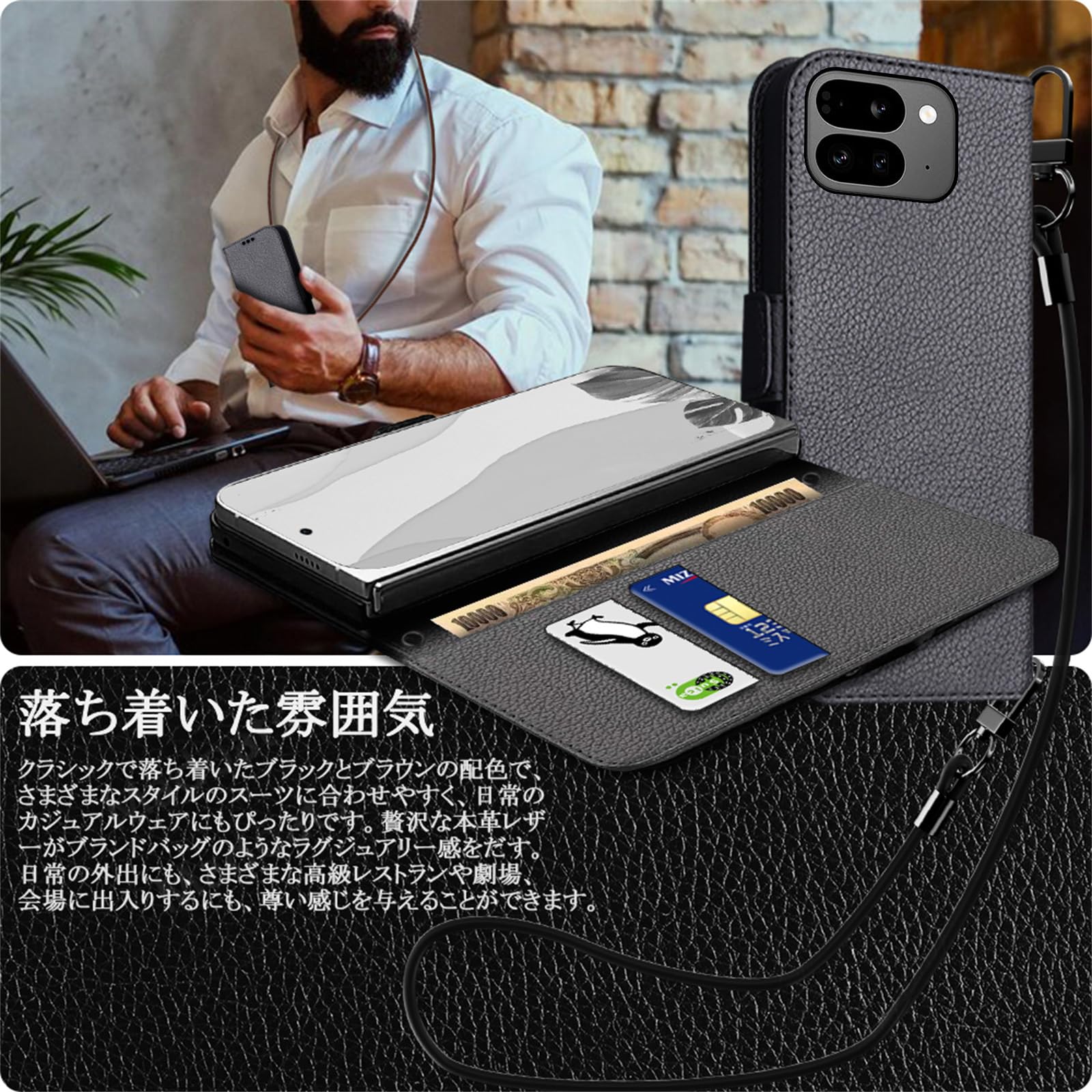 Google Pixel 9 Pro Fold (ケース付) Amazon.com: YQODSZ for Google Pixel 9 Pro Fold Case with S Pen