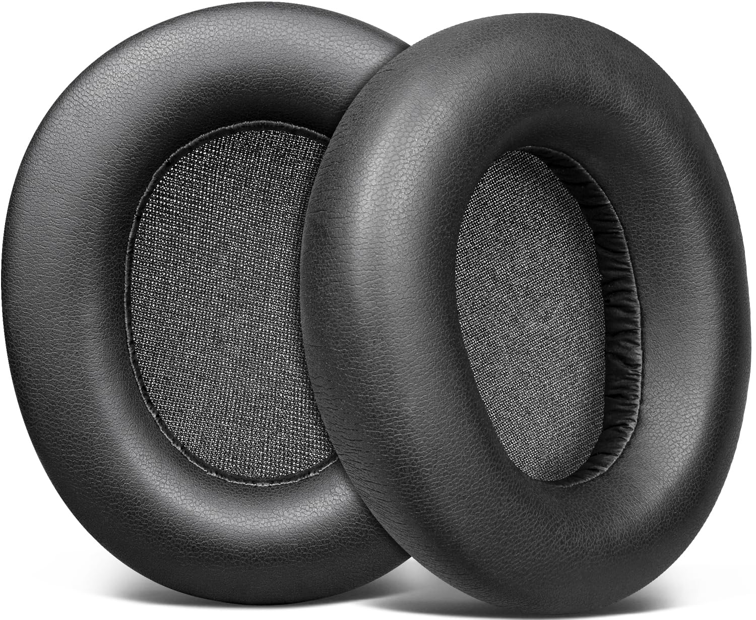 soulwit earpads replacement for skullcandy crusher anc2 (do not fit crusher anc) over-ear noise cancelling wireless headphones, ear pads cushions with softer leather, noise isolation foam - black