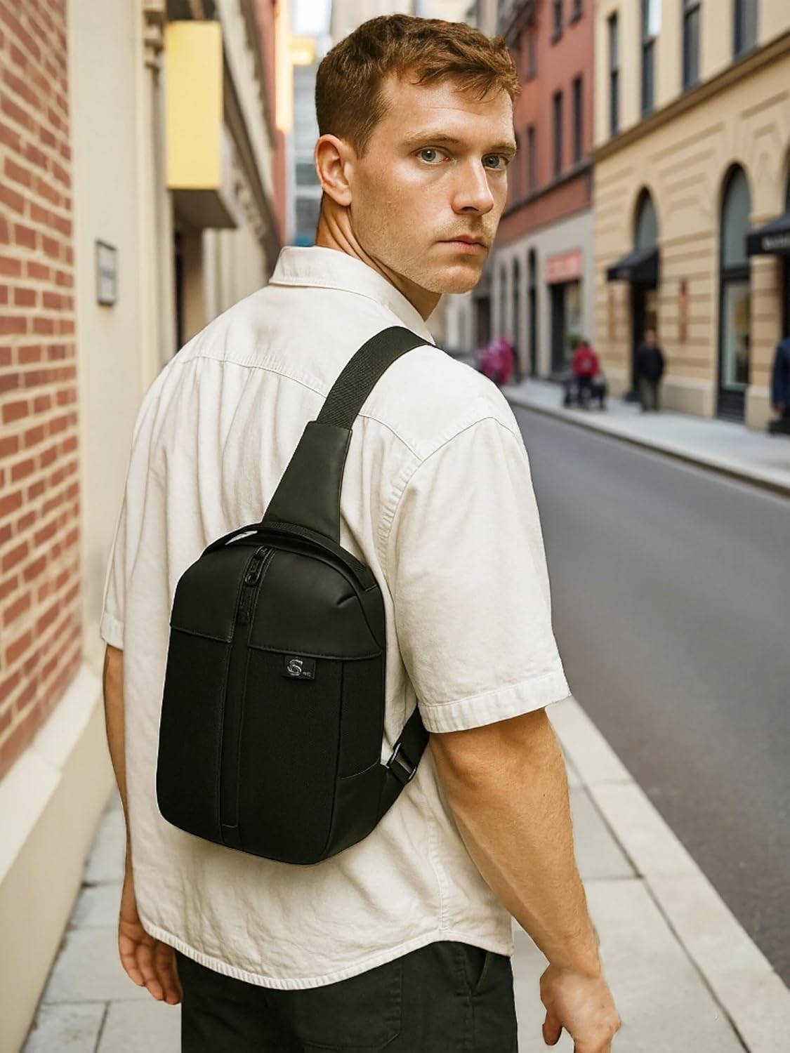 Convertible Small Sling Bag,Waterproof Crossbody Bag for Women Men,Practical Multi-Functional Chest Bag for Outdoor Hiking, Travel,Sports. - Image 9