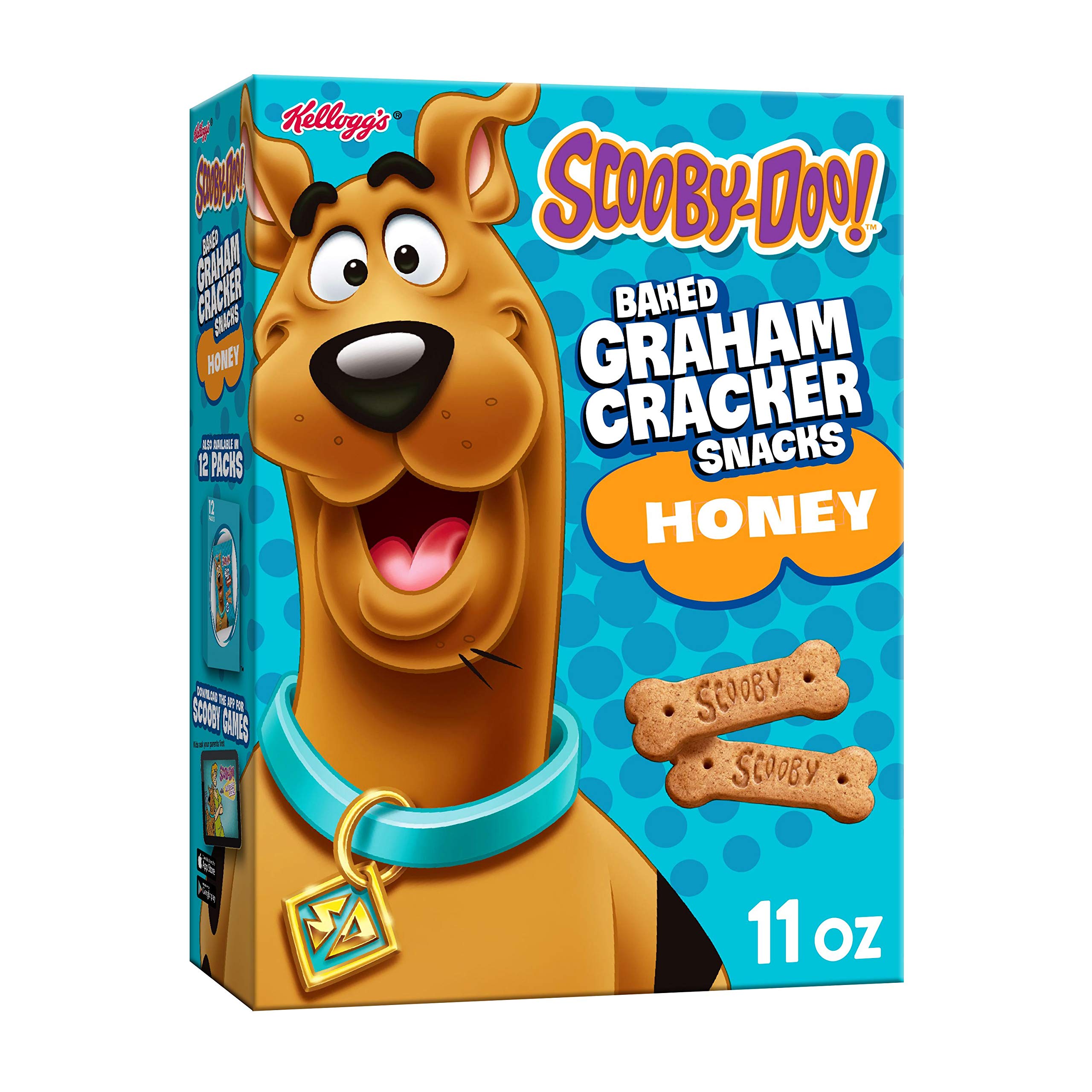 Keebler ScoobyDoo! Graham Cracker Sticks, Honey, Made with Whole Grain