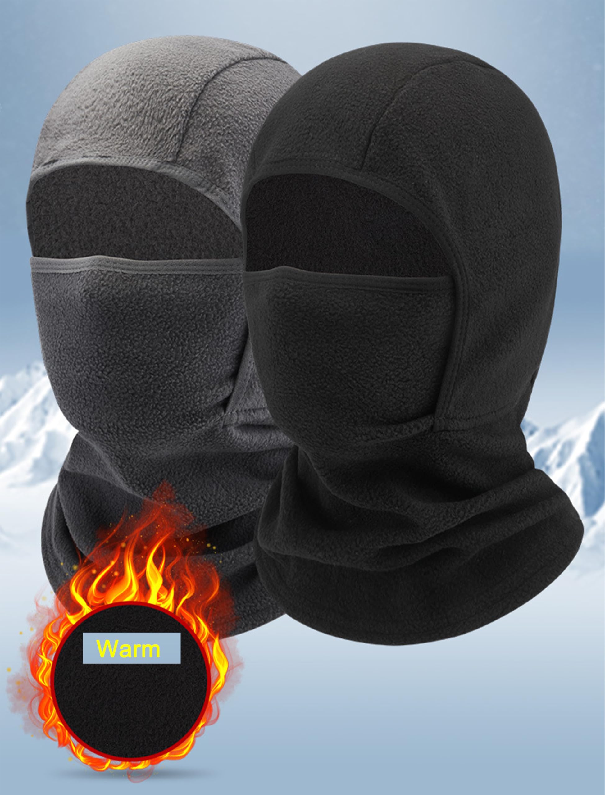 Kids Balaclavas-Headwear Faux Sherpa Beanie Hats Trooper Cute and Plush Hat Warm for Fall and Winter Dark Grey