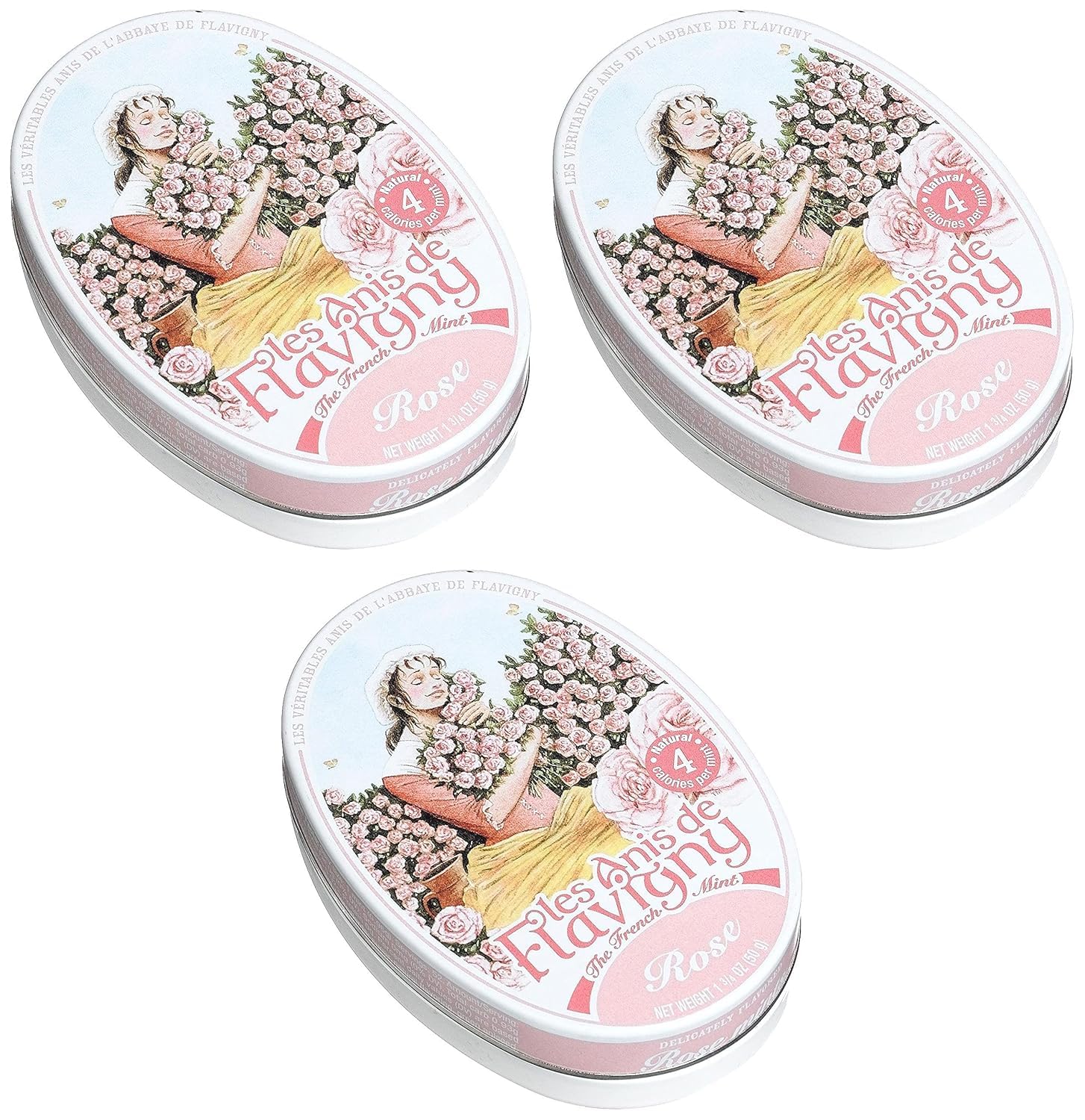 Amazon.com : Les Anis de Flavigny French Mints Candy – Rose Flavor