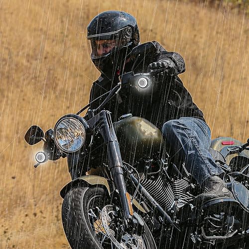 Miniatura 7 de Luz de señal de giro LED 1157 para motocicleta delantera y trasera, lente ahumada de 2 pulgadas, compatible con Harley Softail Touring Dyna Fat Boy